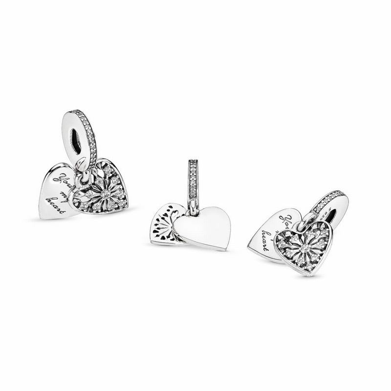 Pandora Heart of Winter Dangle Charm NZ Sale, Sterling Silver (125739-DRX)